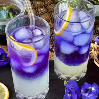 Anchan Lemonade (Butterfly Pea Tea Lemonade)