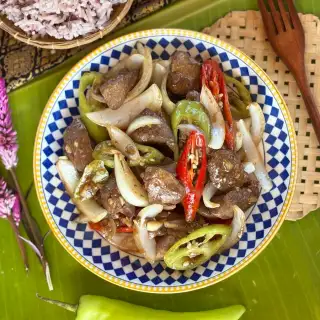 Thai Chicken Liver Stir-Fry Recipe