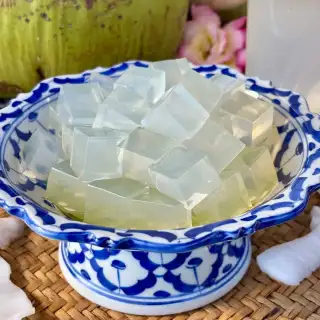 Easy Coconut Jelly Cubes (Only 3 Ingredients!)