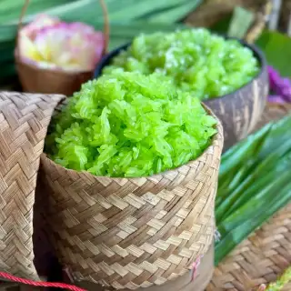 Pandan Sticky Rice Recipe