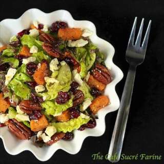 Roasted Sweet Potato Salad with Honey-Cumin Vinaigrette