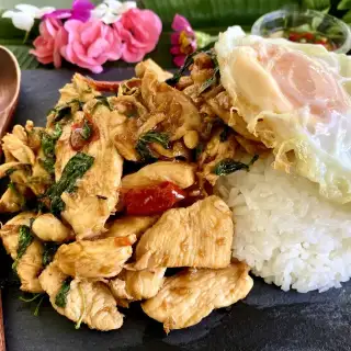 Pad Krapow Chicken Recipe (Thai Basil Stir-Fry)