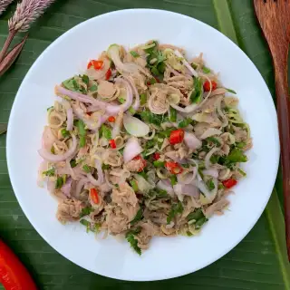 Thai Tuna Salad Recipe (Easy Yum Tuna)