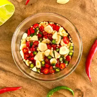 Prik Nam Pla Recipe (Thai Cuisine Dipping Sauce)