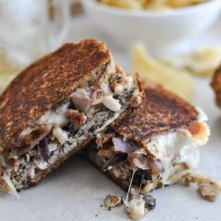 Double Bean Burger Patty Melts