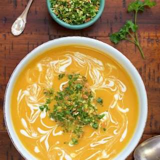 Thai Inspired Carrot and Yellow Pepper Soup