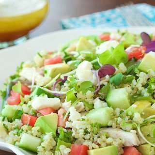 Greek Quinoa Chicken Salad