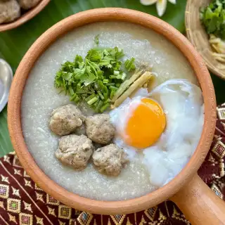 Thai Congee Recipe (Rice Porridge) Jok