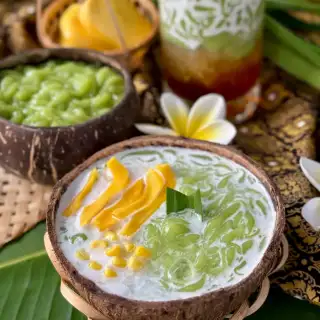Thai Lod Chong Dessert (Cendol Recipe)