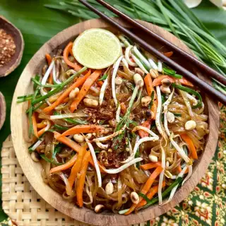 Vegetarian Pad Thai Vegetables