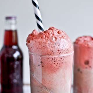 Dark Chocolate Bourbon Cherry Soda Floats
