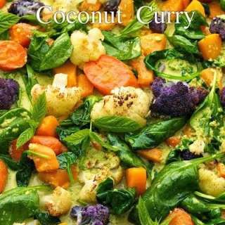 Roasted Veggie Coconut Curry