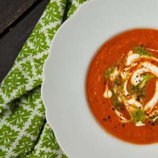 Roasted Tomato Basil Bisque