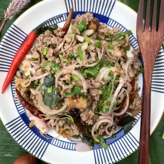 Larb Ped Recipe (Easy Asian Duck Salad)