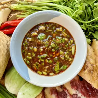 Jeow Bee Recipe (Lao Bitter Dipping Sauce)