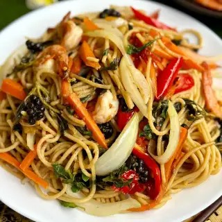 Spaghetti Kee Mao Recipe (Thai Drunken Spaghetti)