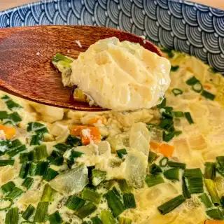 Thai Steamed Egg With Vegetables