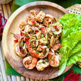 Pla Goong Salad (Spicy Thai Shrimp Salad Recipe)