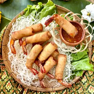 Shrimp in a Blanket Recipe (Goong Hom Pha)