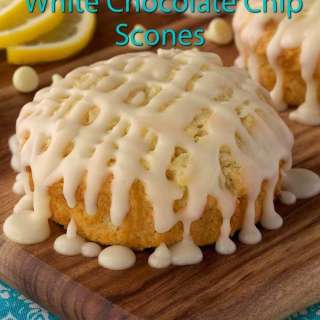 Lemon & White Chocolate Scones