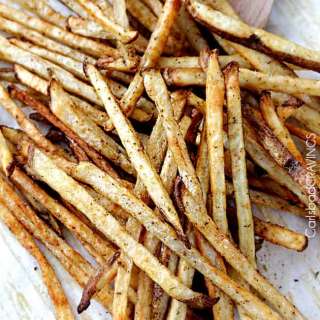 Baked Mexican French Fries with Salsa Ketchup