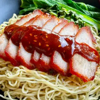 Ba Mee Moo Dang Recipe (BBQ Pork Noodle Soup)