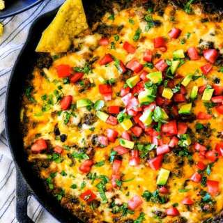 Cheesy Mexican Spinach Dip