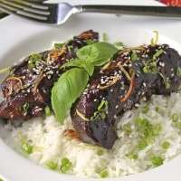 Sticky Citrus-Ginger Honey Ribs
