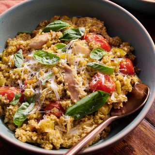 Pesto Chicken Quinoa Bowl