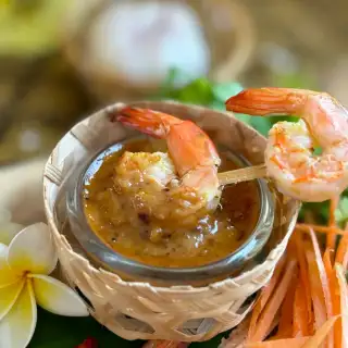 Shrimp Satay Recipe With Thai Peanut Sauce