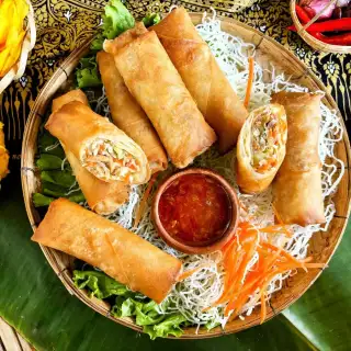 Thai Egg Rolls Recipe (Crispy Spring Rolls)