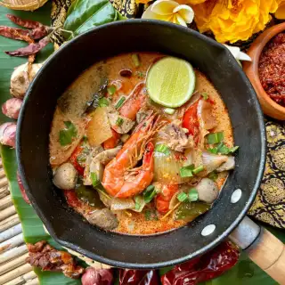 Tom Yum Talay Recipe (Thai Seafood Soup)