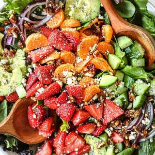 Strawberry Spinach Salad