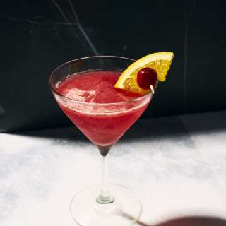 Cranberry Orange Whiskey Sour