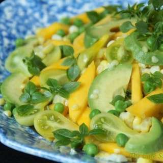 Avocado and Mango Salad with Citrus-Basil Vinaigrette