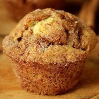 Snickerdoodle Muffins with Doodlesnicker Butter