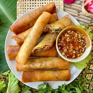 Thai Vegetable Spring Rolls Recipe