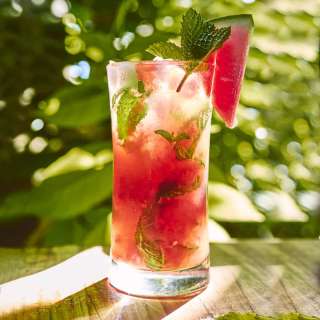 Mezcal Mojito with Watermelon