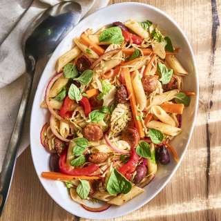 Chorizo Pasta Salad