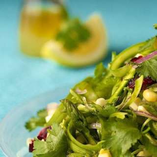 Shaved Asparagus & Sweet Corn Salad w/ Fresh Lemon Dressing