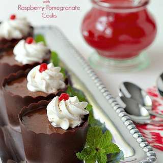 Edible Chocolate Pots de Crème Jars
