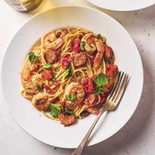 Prawn and Chorizo Pasta