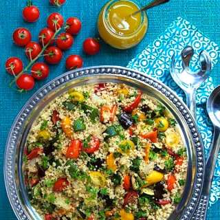 Roasted Ratatouille Quinoa Salad