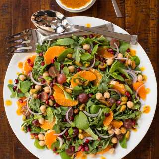 Fall Salad with Pumpkin Maple Vinaigrette