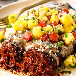 Chicken Mole Enchiladas