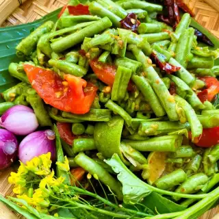 Thai Long Bean Salad Recipe (Som Tum Tua)