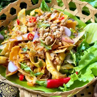 Thai Banana Blossom Salad Recipe