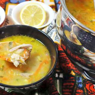 Chicken Noodle Soup Turkish Way