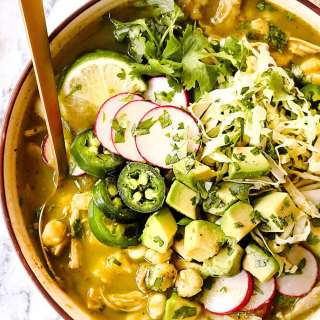 Pozole Verde de Pollo Recipe