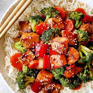 Honey Garlic Chicken Stir Fry